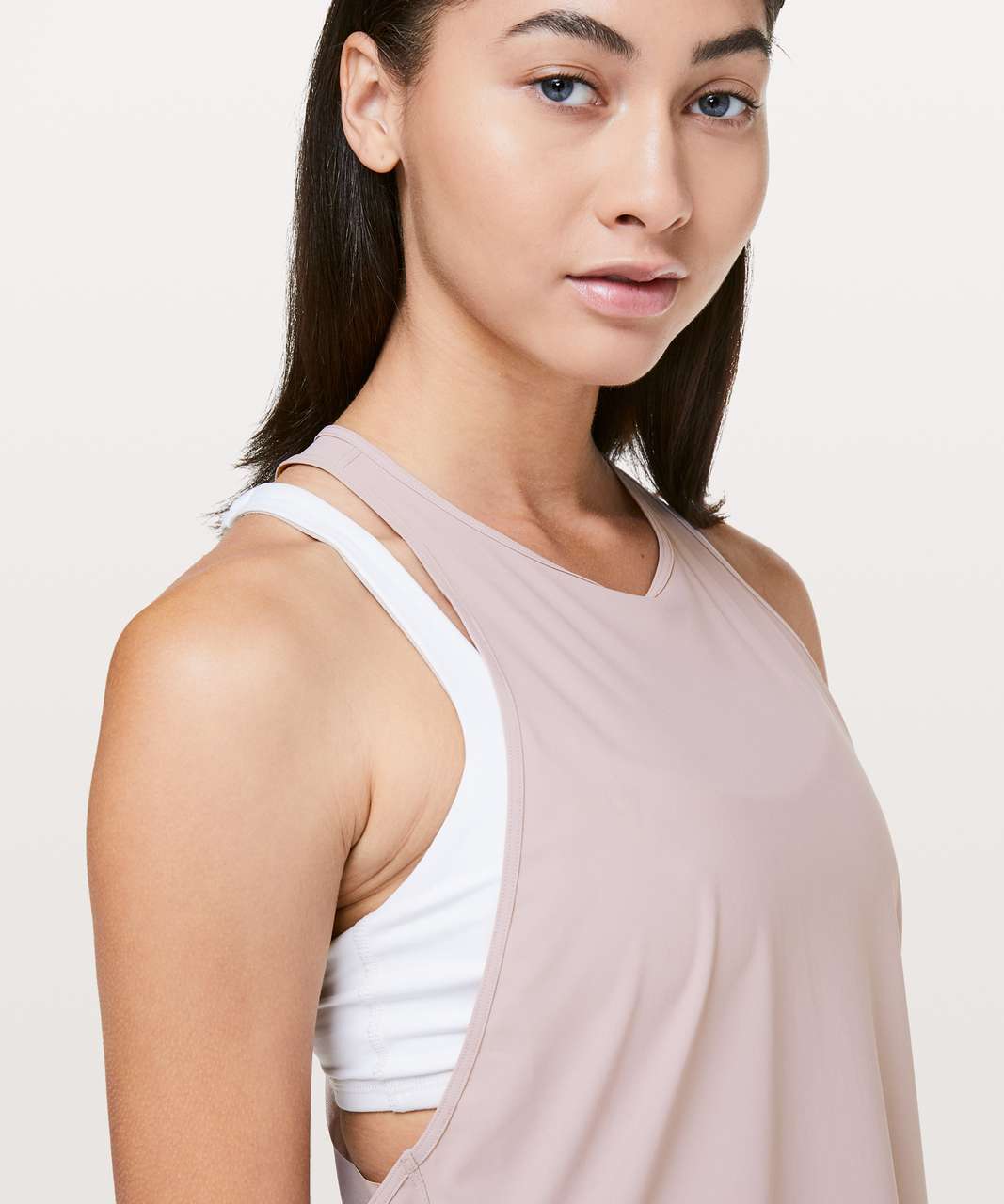 Lululemon Never Still Tank - Smoky Blush