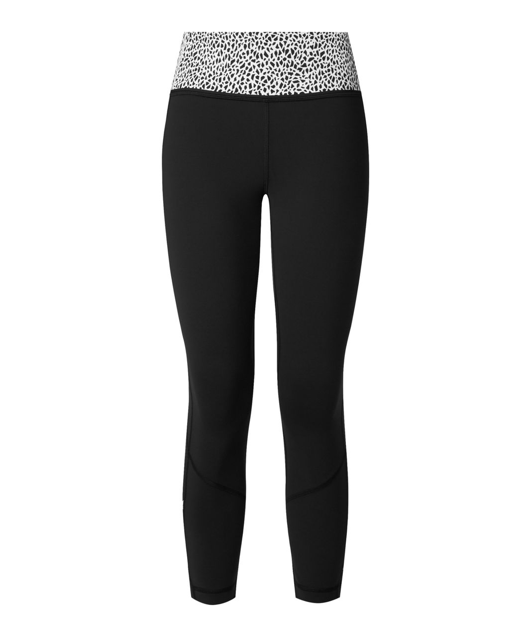 Lululemon [] Pace Rival Crop in Black/ Miss Mosaic Black Size US 2 - $25 -  From Melissa