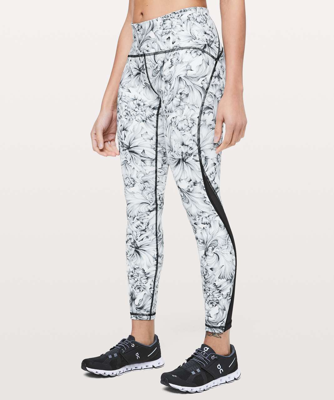 Lululemon Train Times 7/8 Pant *25 - Blush Blossom Alpine White