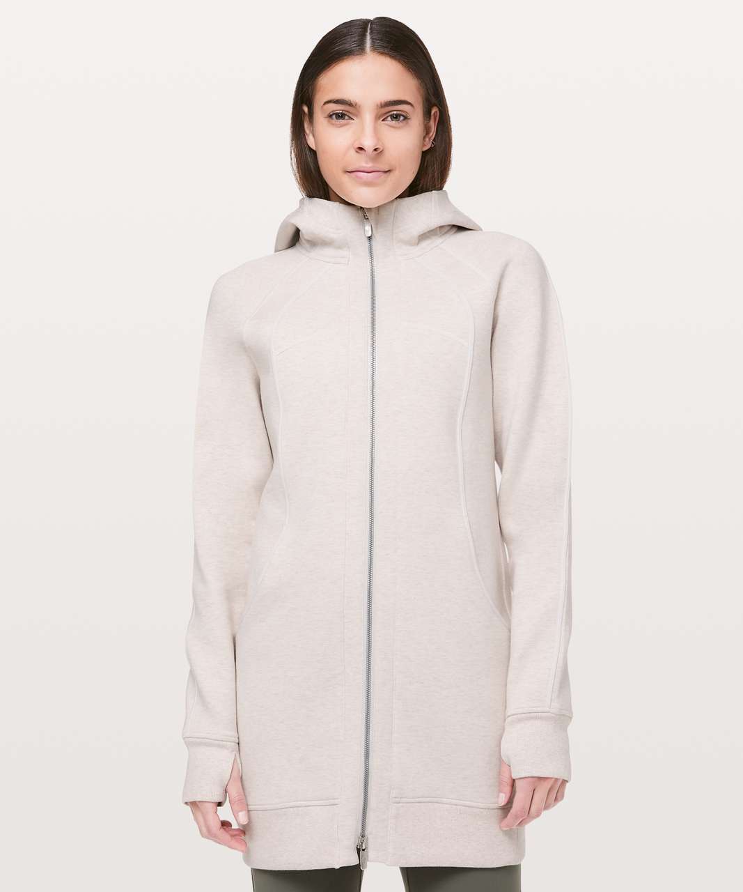 Lululemon Long For It Jacket - Heathered Dune