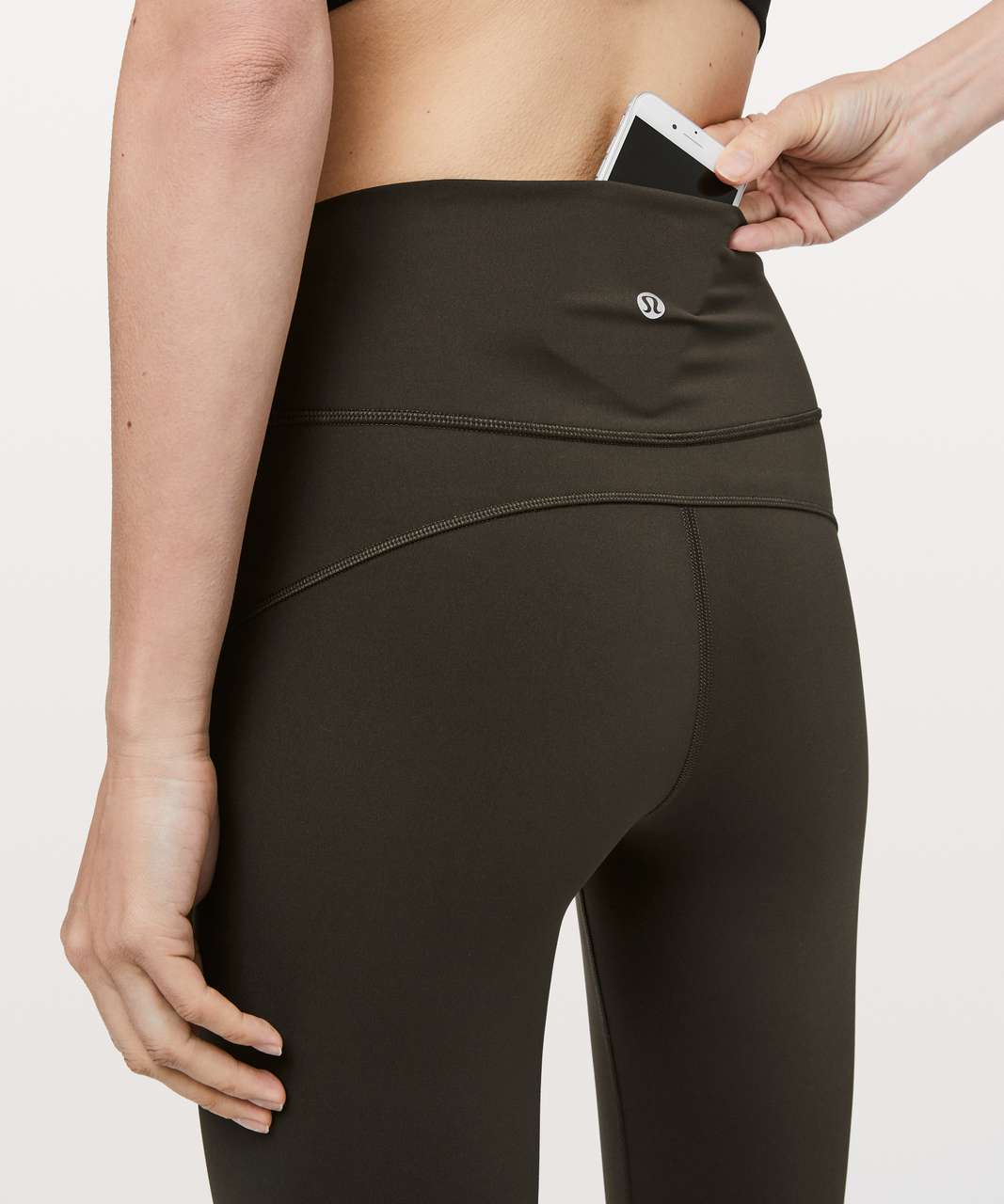 Lululemon In Movement 7/8 Tight *Everlux 25" - Dark Olive