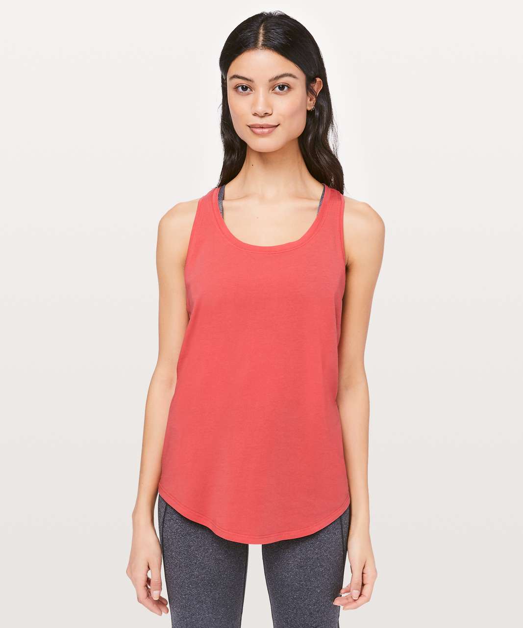 Lululemon Love Tank *Pleated - Poppy Coral - lulu fanatics