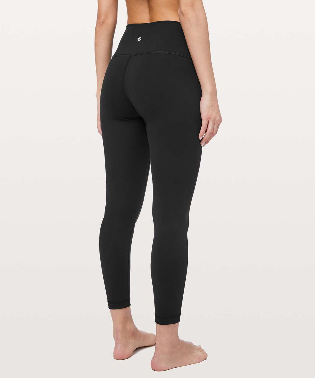 Lululemon Wunder Under Hi-Rise 7/8 Tight *25 - Variegated Knit Brushed Luon  Black Heathered Black - lulu fanatics