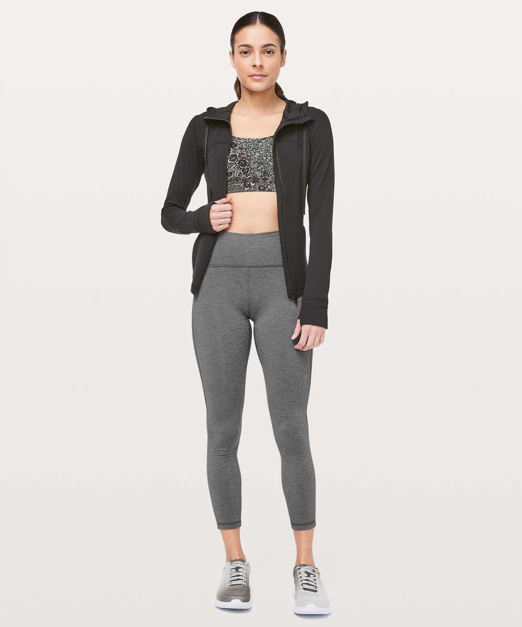 Lululemon Train Times 7/8 Pant *25" - Heathered Black