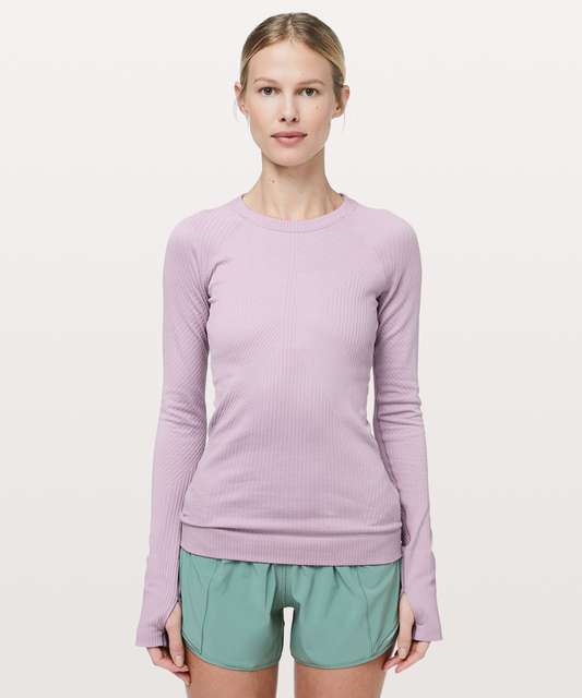 Lululemon Rest Less Pullover In Texture Grid Vapor/white