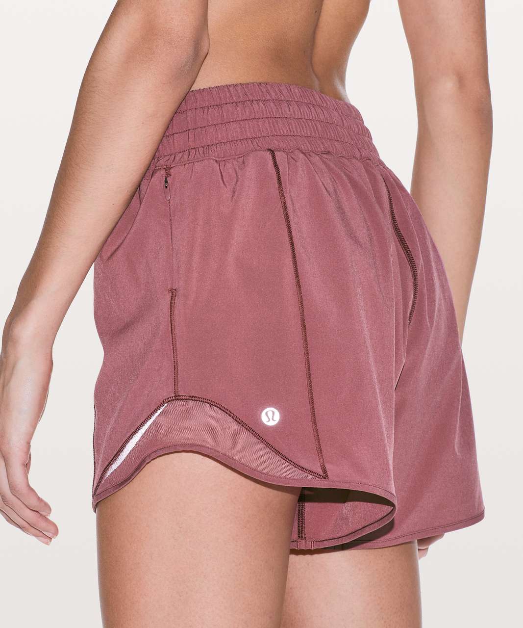 Lululemon Hotty Hot Short *High-Rise Long 4" - Misty Merlot