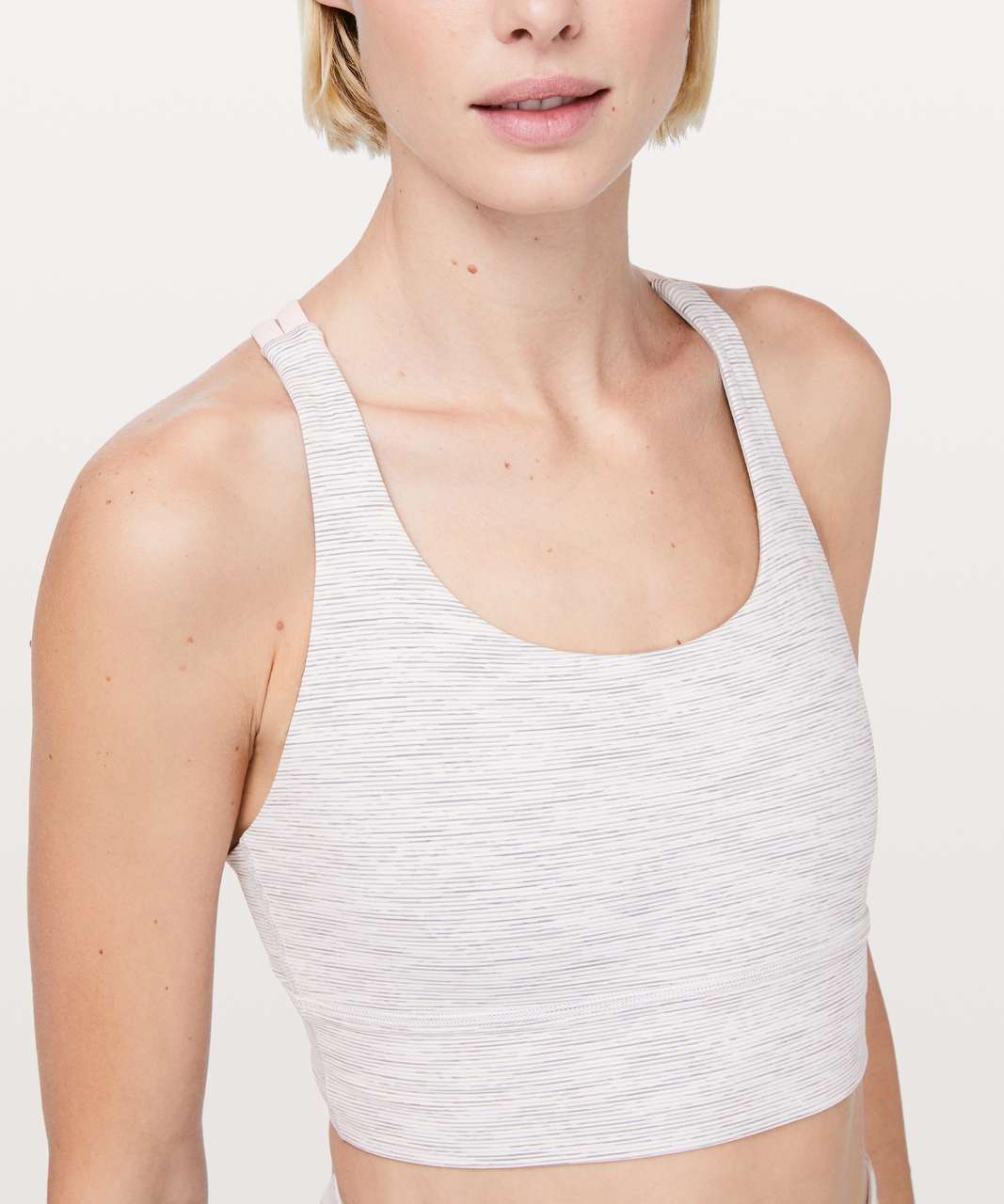 Lululemon Energy Bra *Long Line Wee Are From Space Nimbus Battleship size 4  Gray - $15 (74% Off Retail) - From Zoe