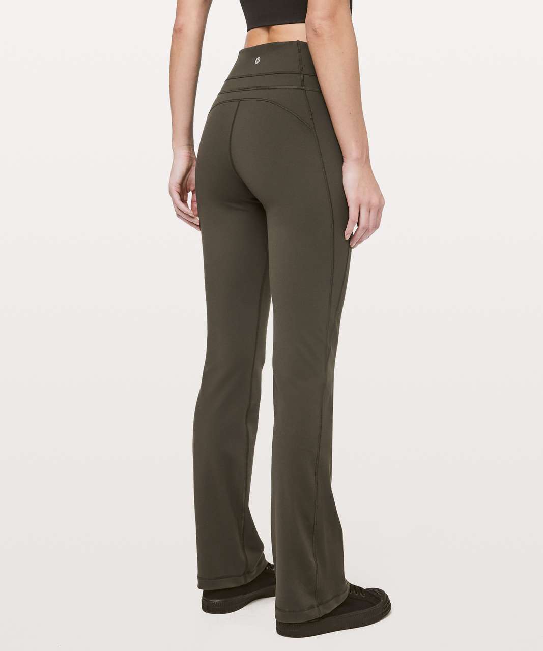 Lululemon Groove Pant Bootcut 32 - Dark Olive - lulu fanatics