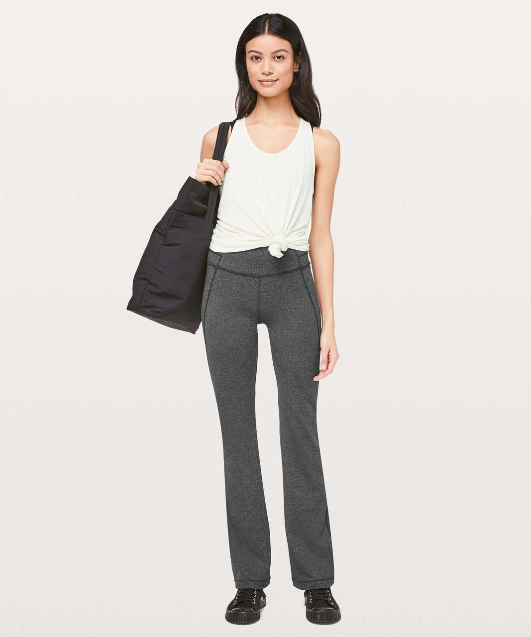 Lululemon Groove Super-High-Rise Flared Pant Nulu - Graphite Grey - lulu  fanatics