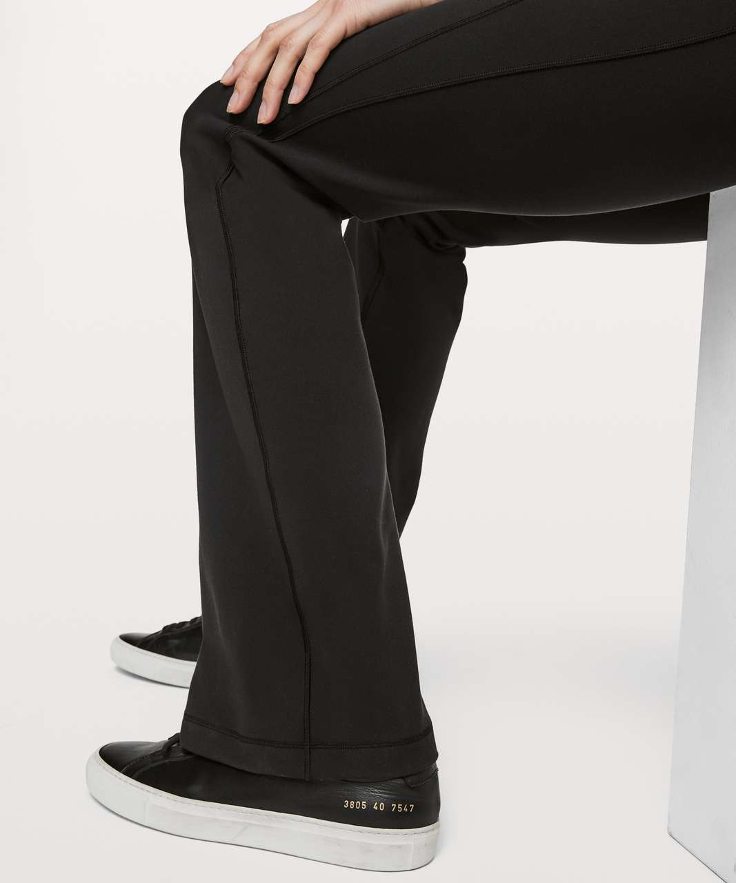 Lululemon Groove Pant Bootcut 32 - Black (First Release) - lulu fanatics