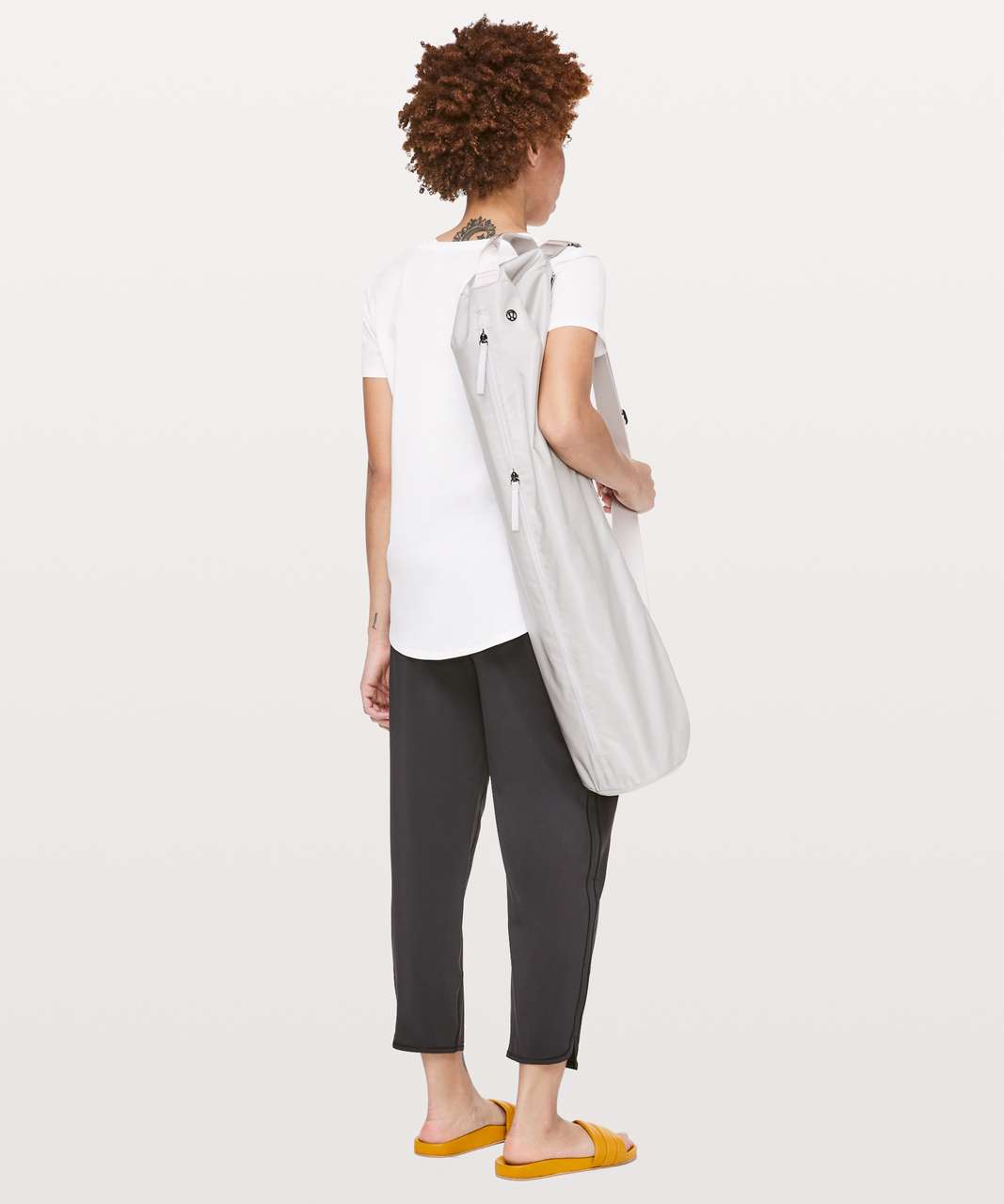 Lululemon Adjustable Yoga Mat Bag - tan
