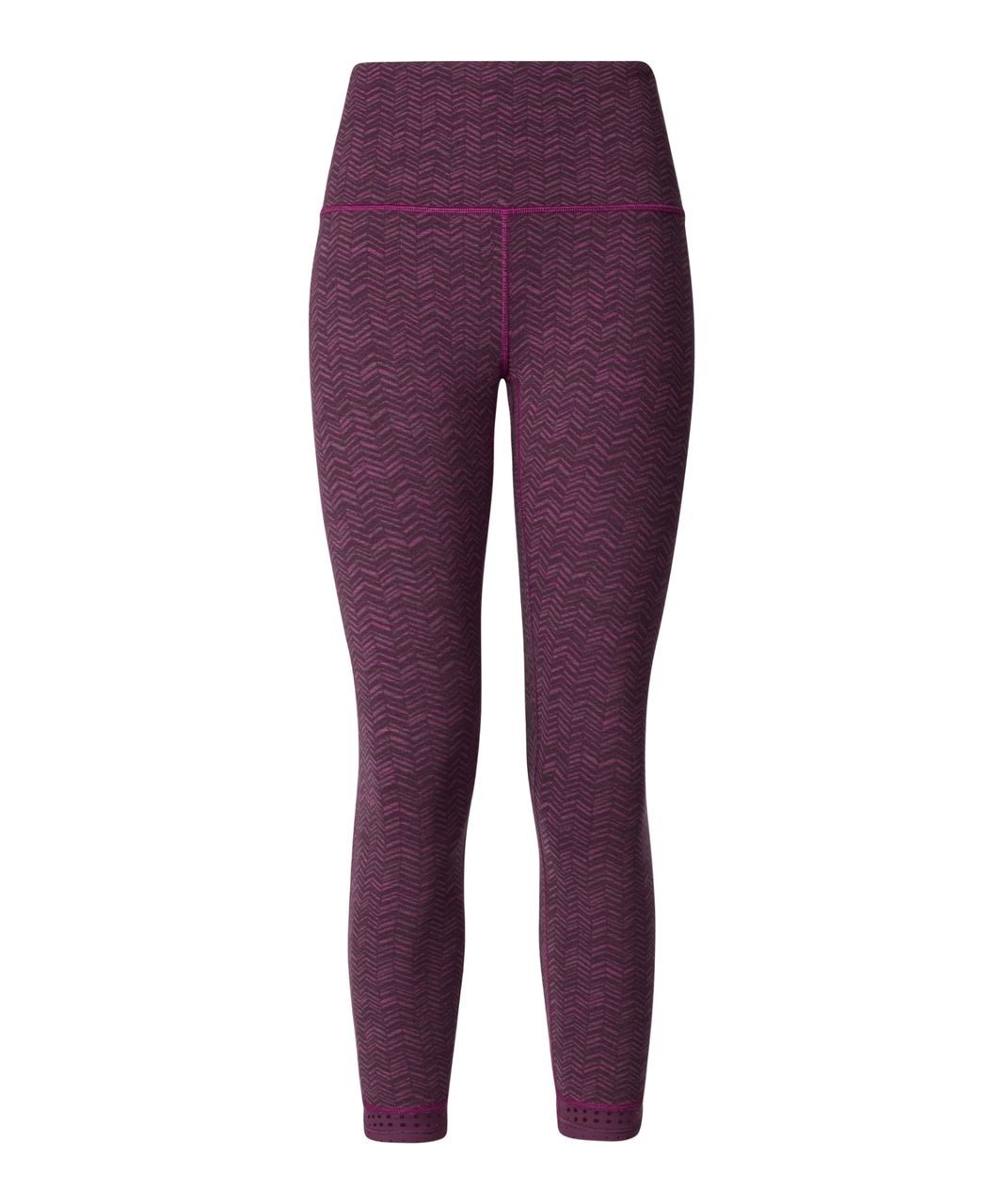 Lululemon Transcend Crop - Irregular Spacebone Regal Plum Red Grape / Red Grape