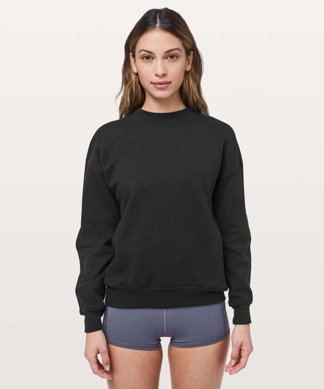 Lululemon Chill On Pullover - Black - lulu fanatics