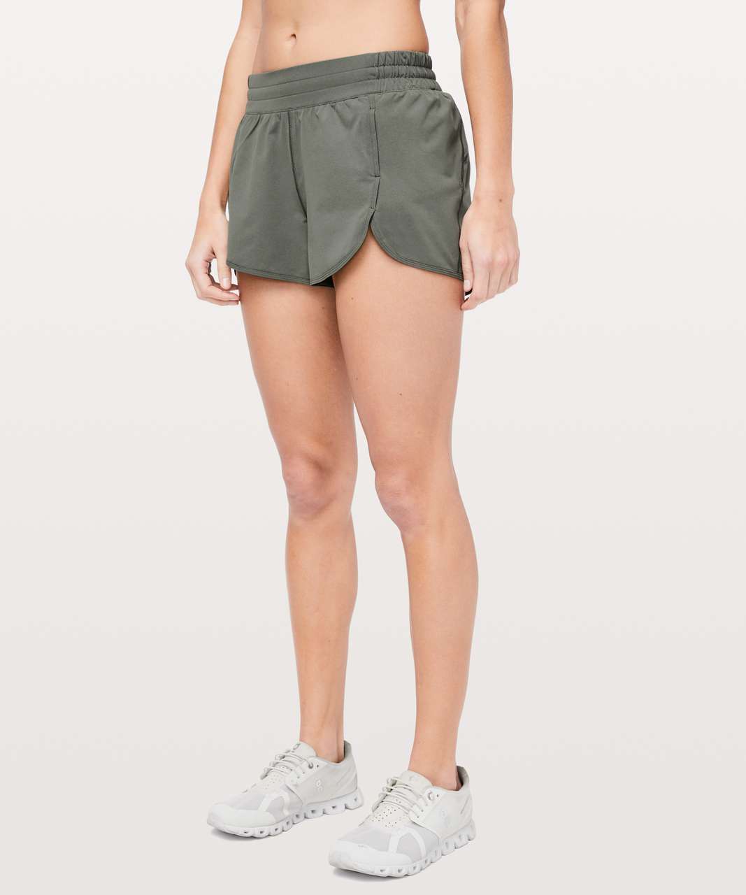 Lululemon Power Stride Short *2.5" - Grey Sage