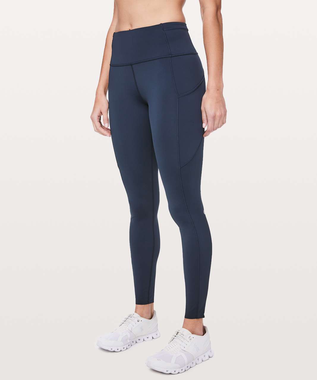 Lululemon women's Navy Blue Cloud Leggings Size 6 Nulux Athleti