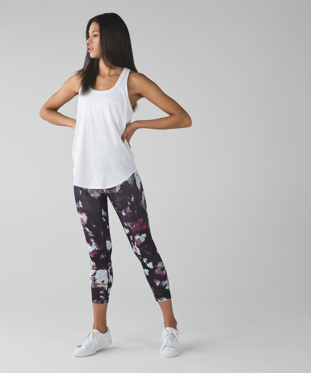 Lululemon Wunder Under Crop III - Kara Blossom Multi