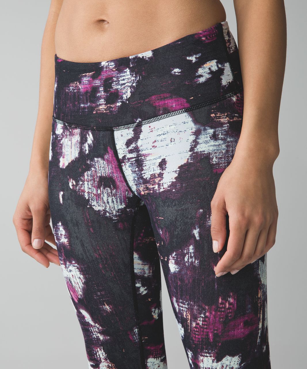 Buy Lululemon Wunder Under Crop III Luon Yoga Pants (Kara Blossom Floral,  8) at