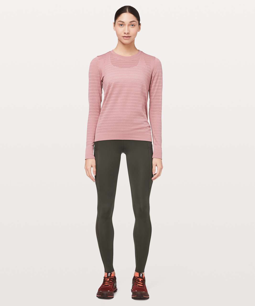 Lululemon Fast & Free Full Length Tight *Mid-Rise Non-Reflective 28 - Dark  Olive - lulu fanatics