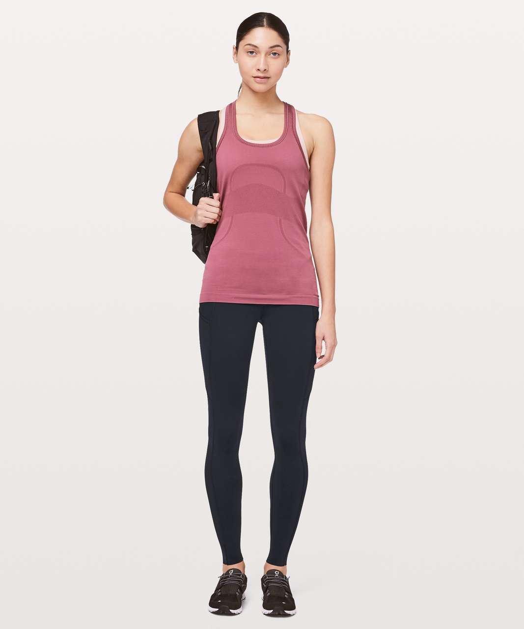 Lululemon Fast & Free Full Length Tight *Mid-Rise Non-Reflective 28" - Black