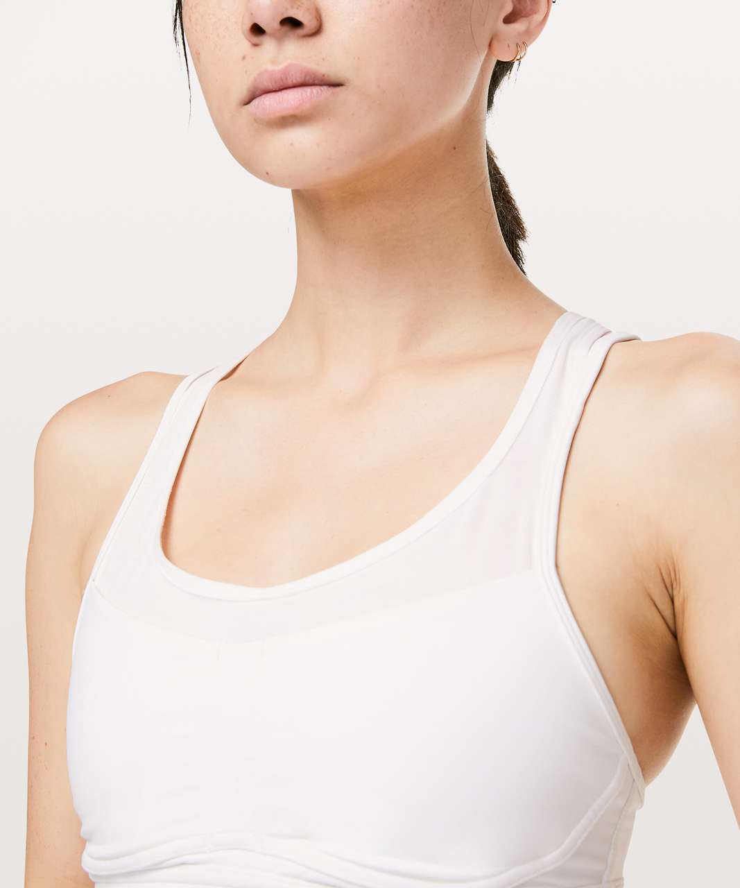 Lululemon Stash To Dash Bra - White - lulu fanatics