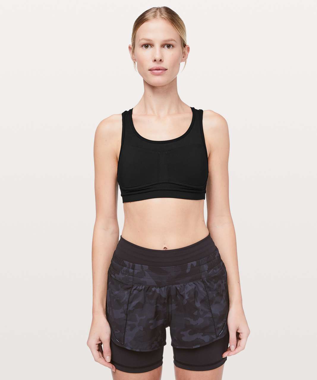 Lululemon Stash To Dash Bra - Black - lulu fanatics