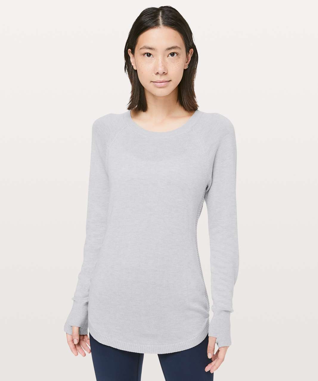 Lululemon Hello Aloe Pullover - Heathered Silverscreen / Heathered Silverscreen