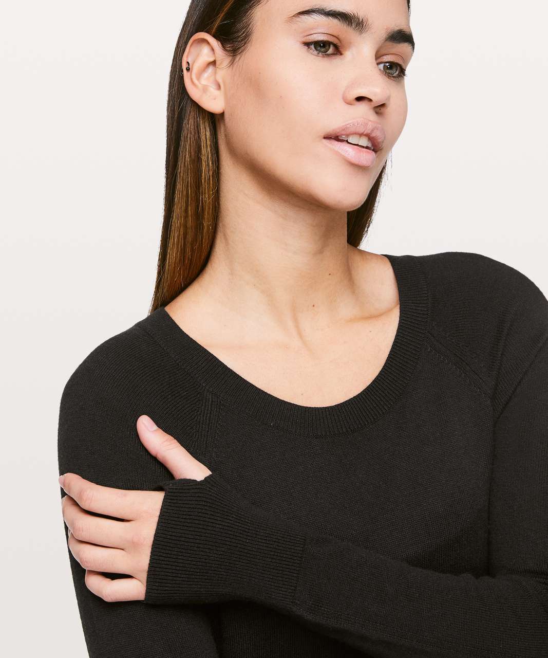 Lululemon Hello Aloe Pullover - Black / Black