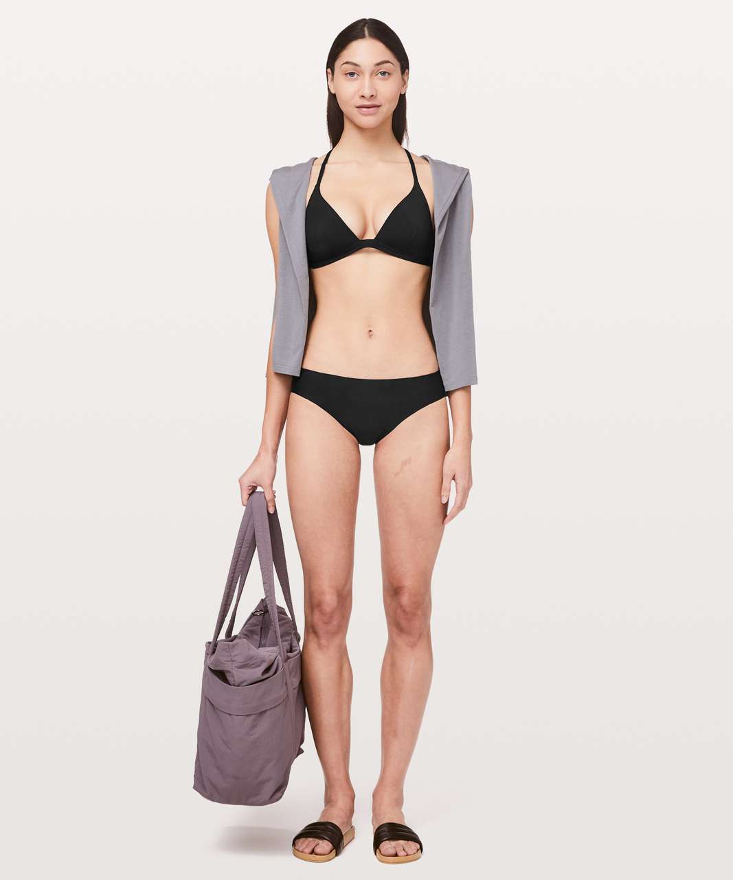 Lululemon Deep Sea Swim Top In Moss Rose