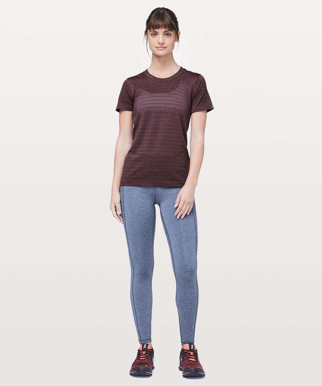 Lululemon Breeze By Short Sleeve *Squad - Dark Adobe / Antique Bark