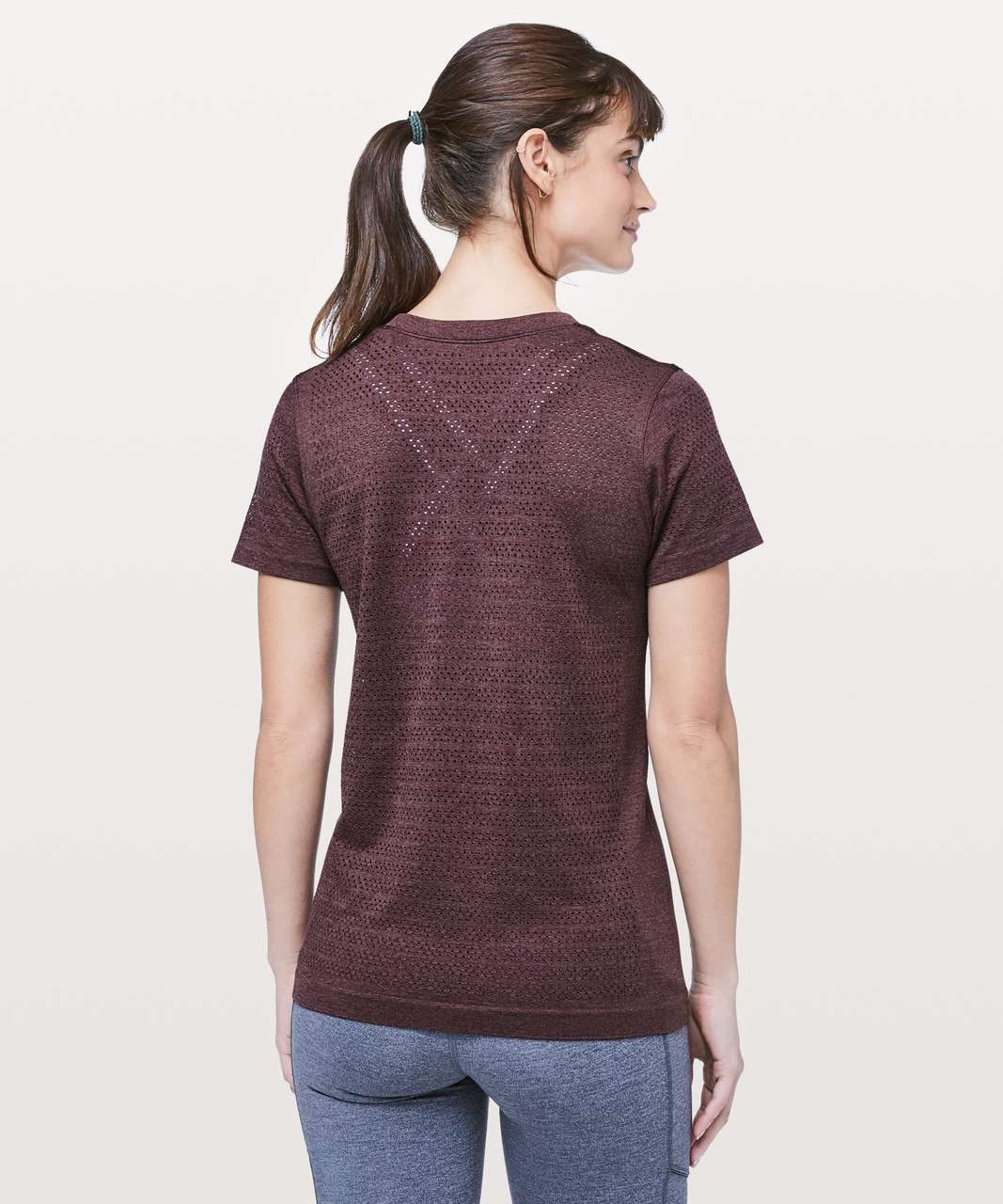 Lululemon Breeze By Short Sleeve *Squad - Dark Adobe / Antique Bark