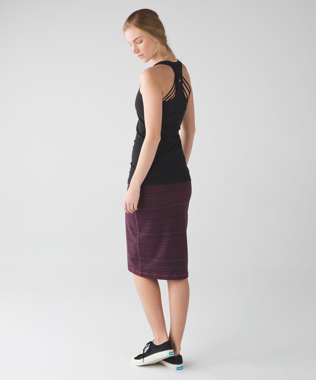 Lululemon Tube And From Skirt - Cyber Red Grape Bordeaux Drama