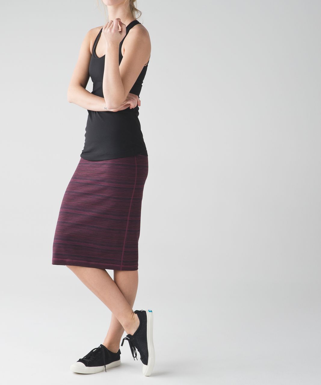 Lululemon Tube And From Skirt - Cyber Red Grape Bordeaux Drama