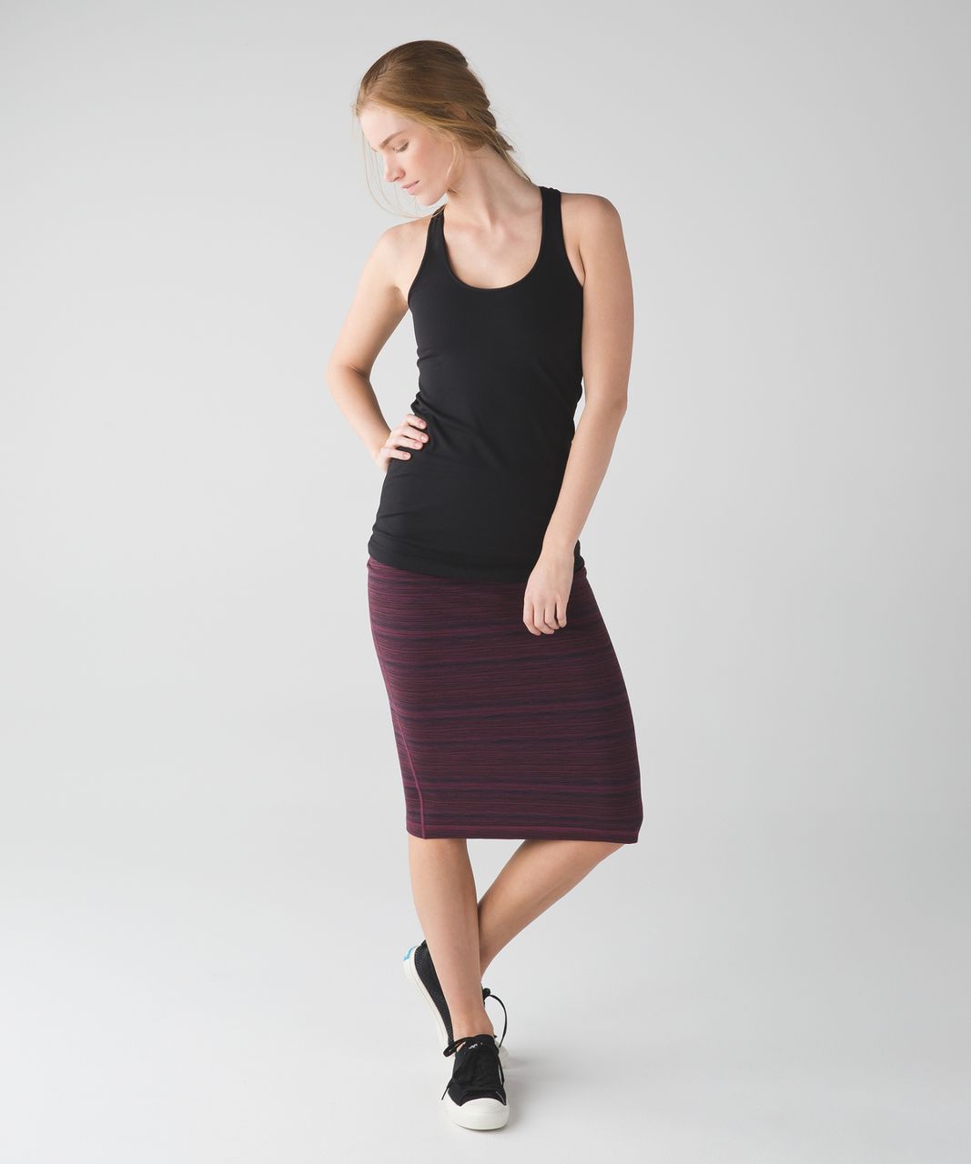 Lululemon Tube And From Skirt - Cyber Red Grape Bordeaux Drama