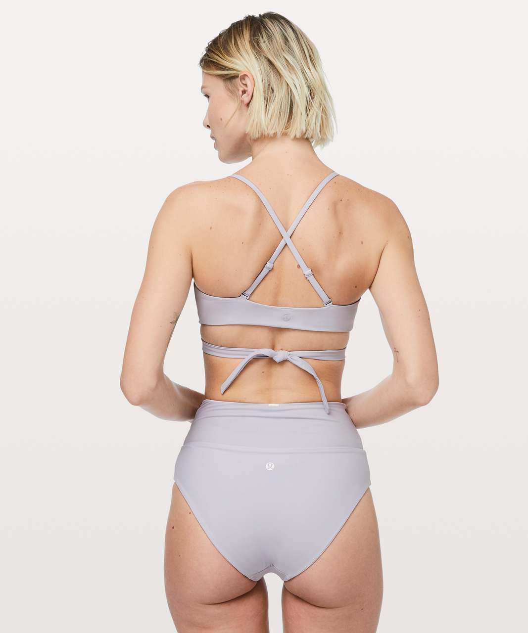 Lululemon Tied To Tide Swim Top - Silver Lilac