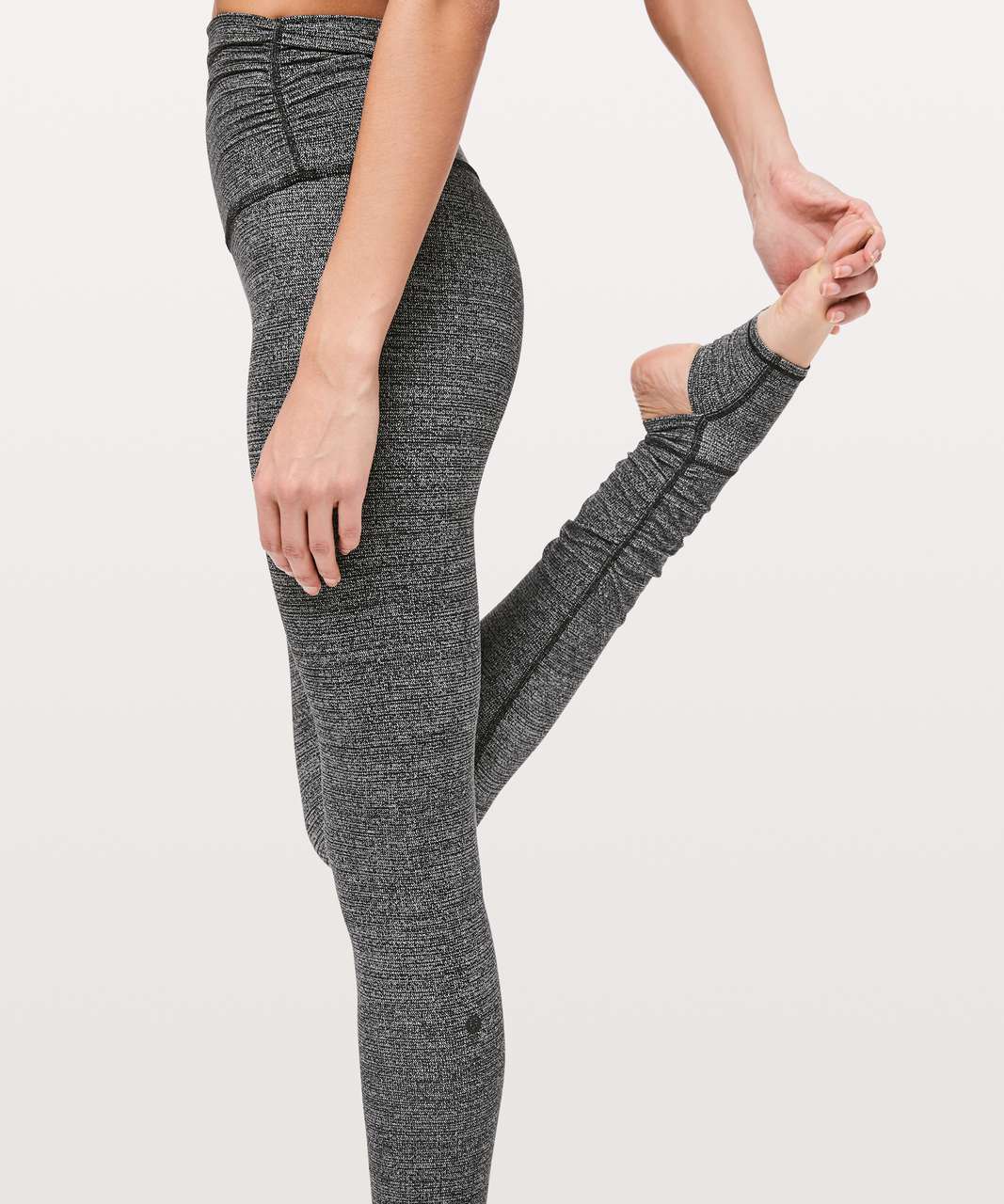 Lululemon Still Mind Tight *28 - Interlink Ice Grey Black - lulu