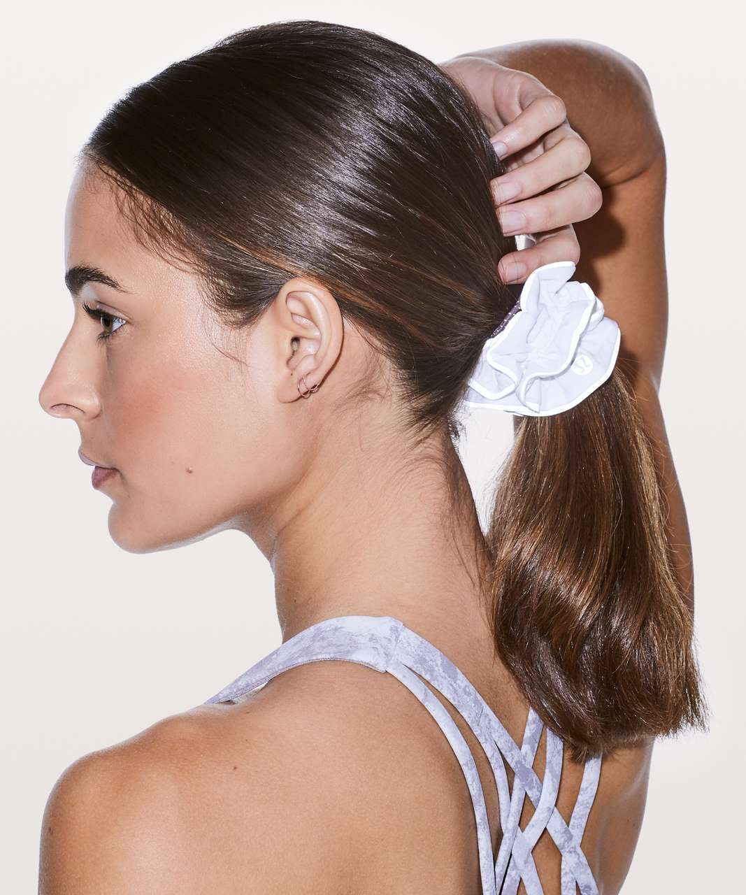 Lululemon Light Locks Scrunchie II - White (First Release)