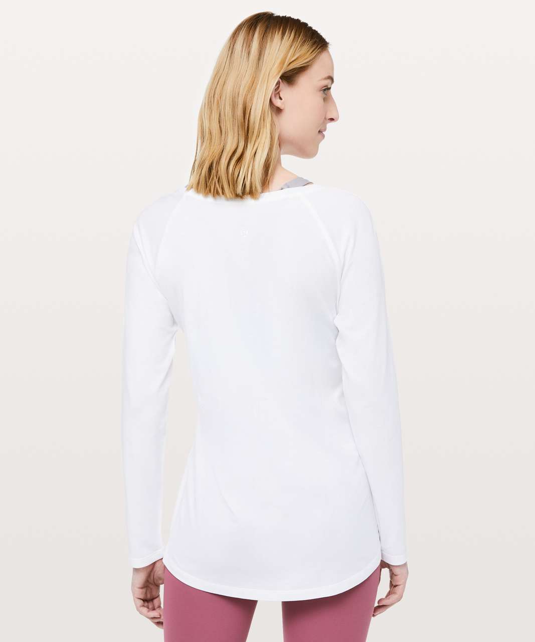 Lululemon Emerald Long Sleeve - White (Third Release)