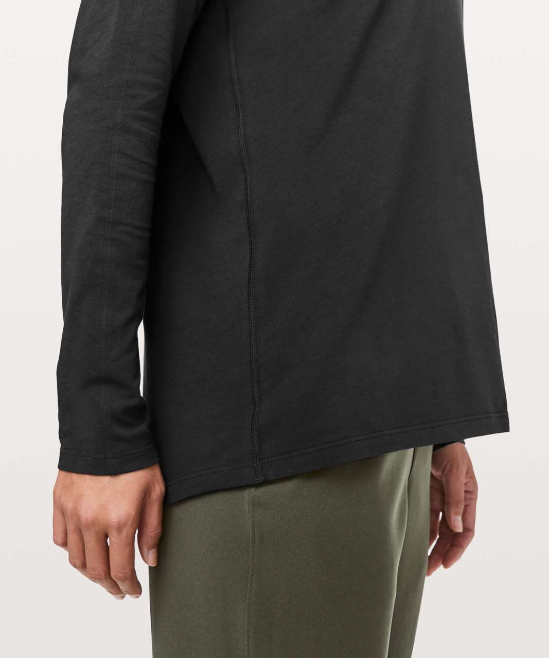 Lululemon Emerald Long Sleeve - Black (Third Release)