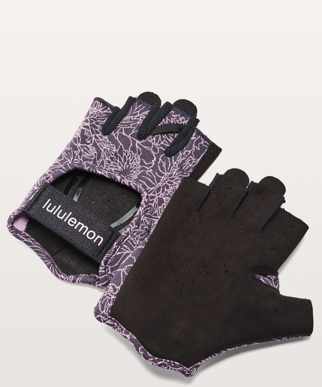 Lululemon Uplift Training Gloves - Arabesque Antoinette Smoky Quartz / Black