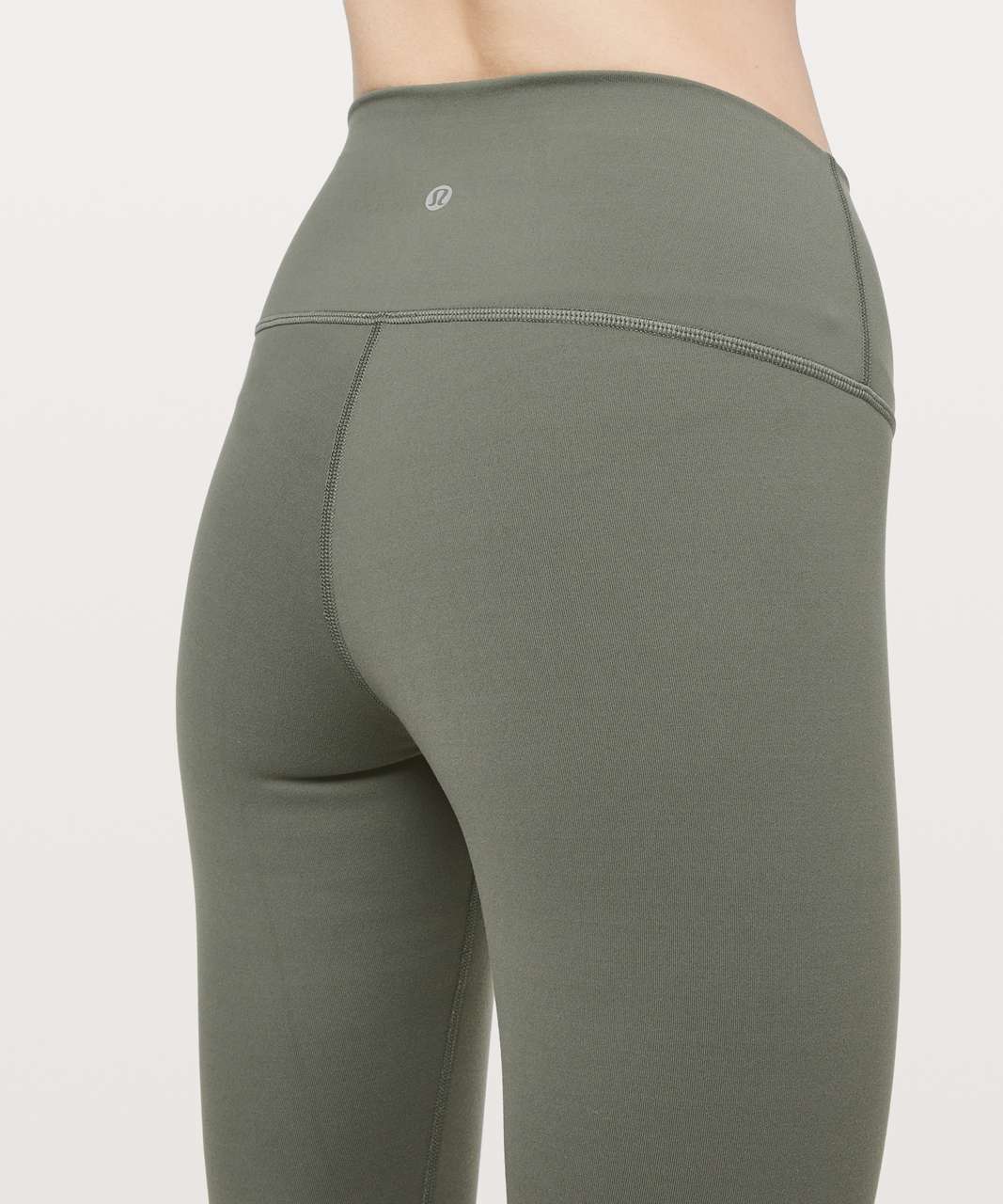 Lululemon Wunder Under High-Rise 1/2 Tight Full-On Luon 17" - Grey Sage