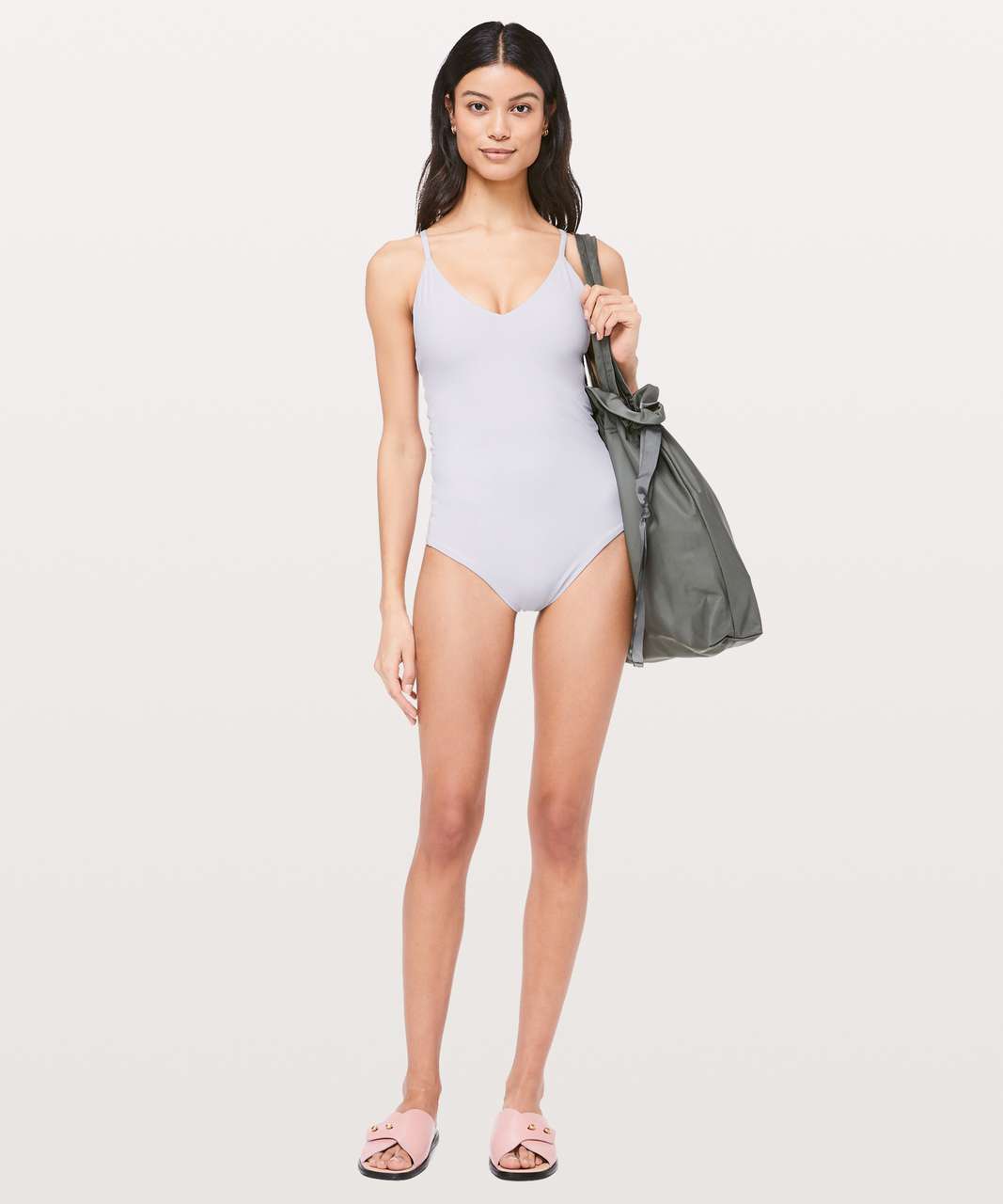 Lululemon Weave The Waves One Piece - Silver Lilac