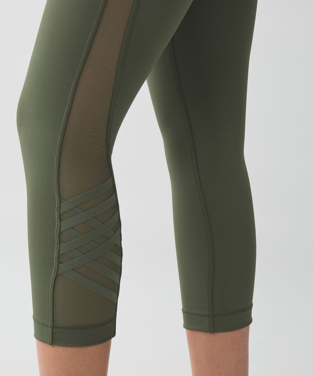 Lululemon Minimalist Crop - Fatigue Green