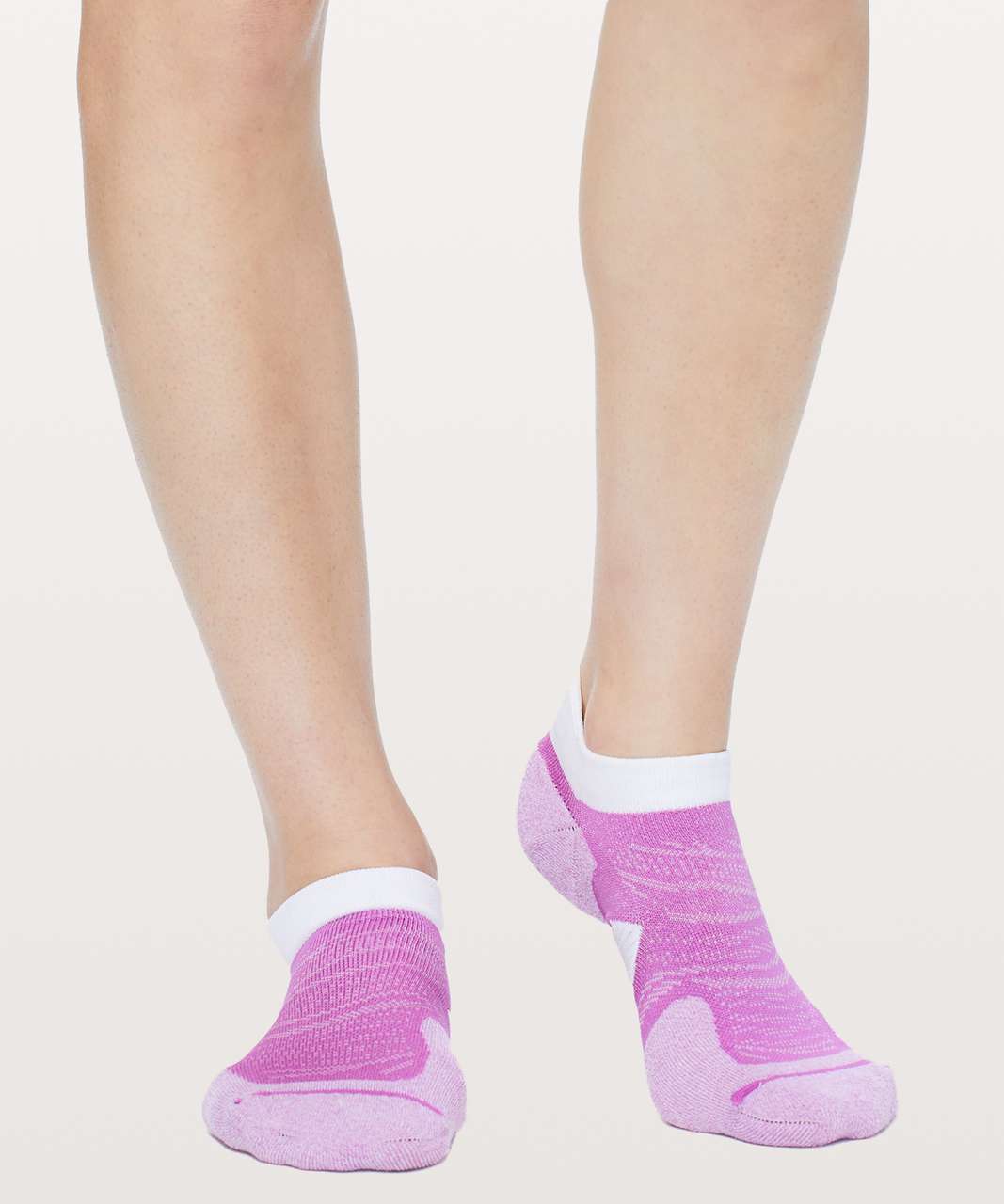 Lululemon Speed Sock *Silver - Hyacinth / Pink Glow