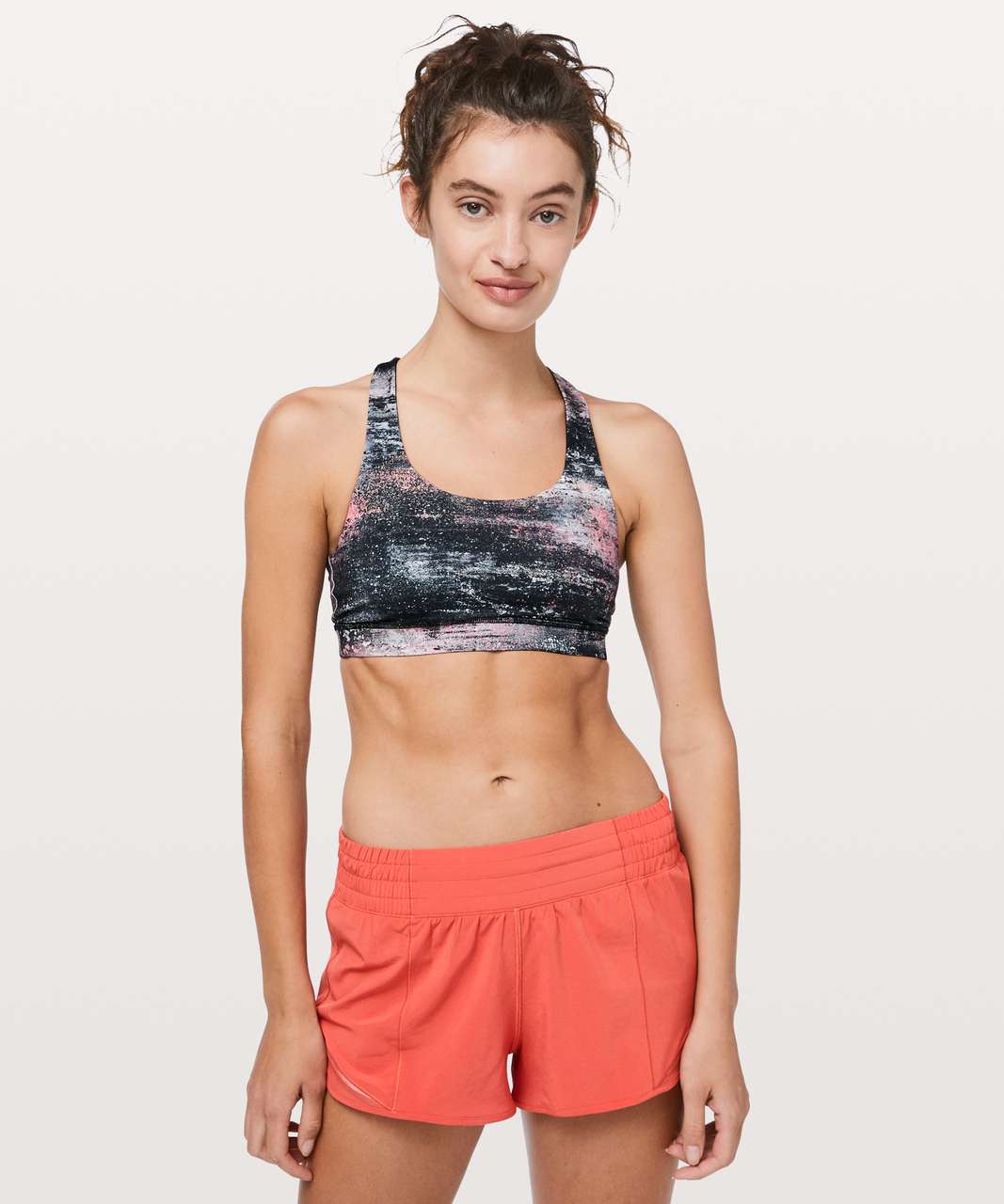 Lululemon Invigorate Bra - Azurite Poppy Coral Multi