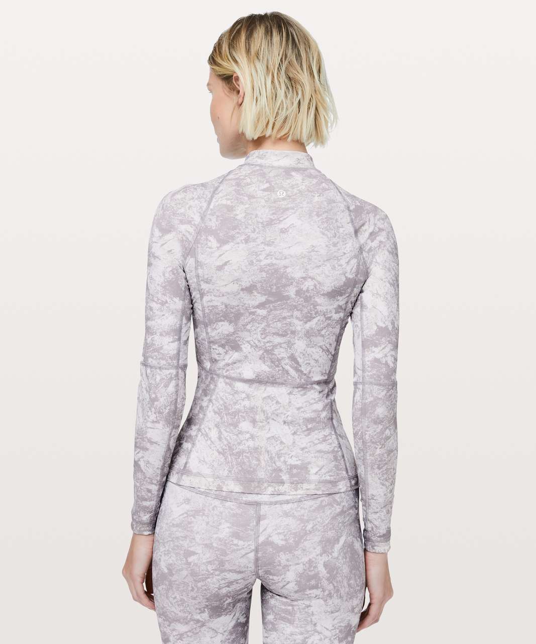 Lululemon Beach Break Rashguard - Washed Marble Alpine White ...