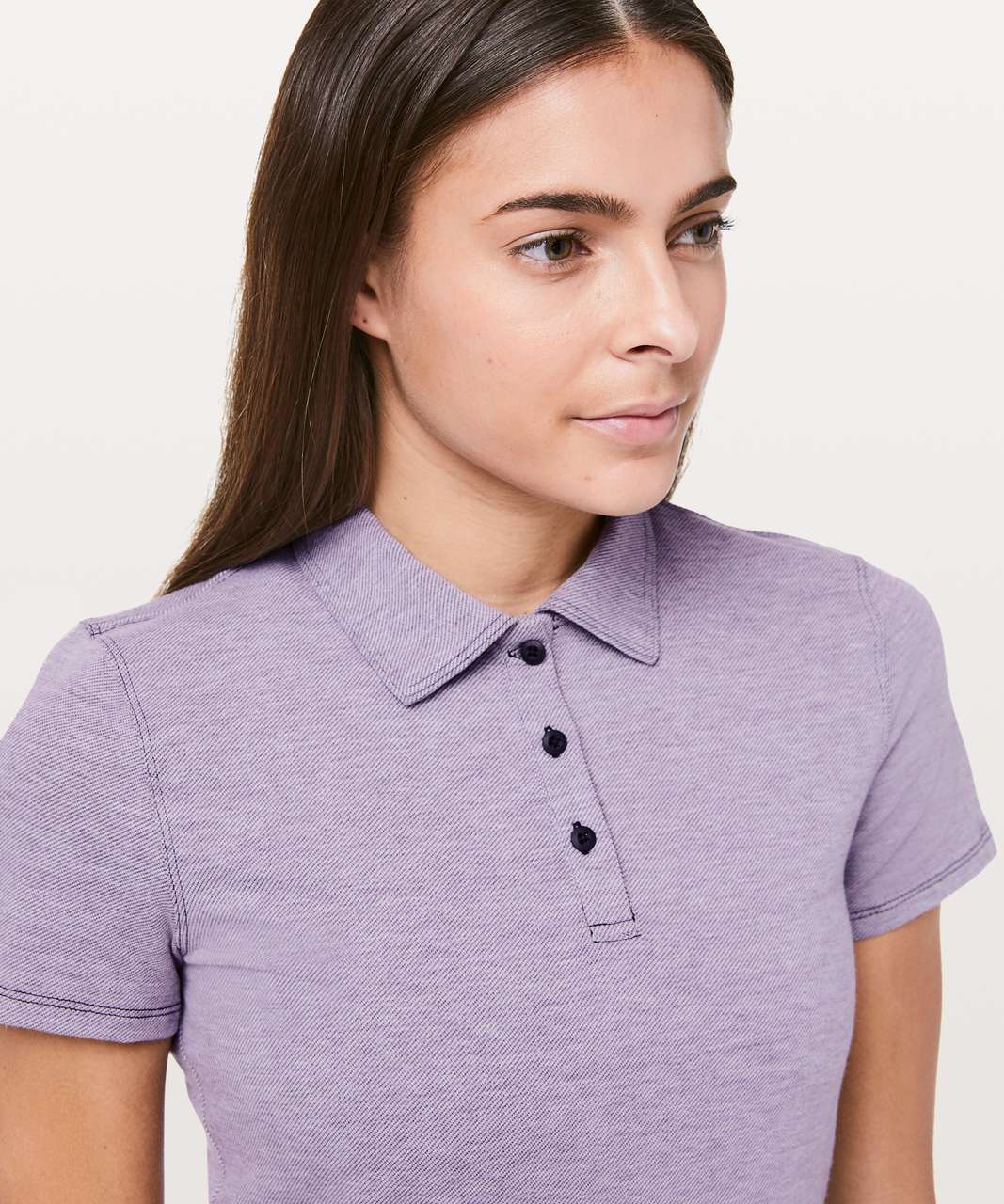 Lululemon Players Pro Form Polo - Heathered Deep Phantom