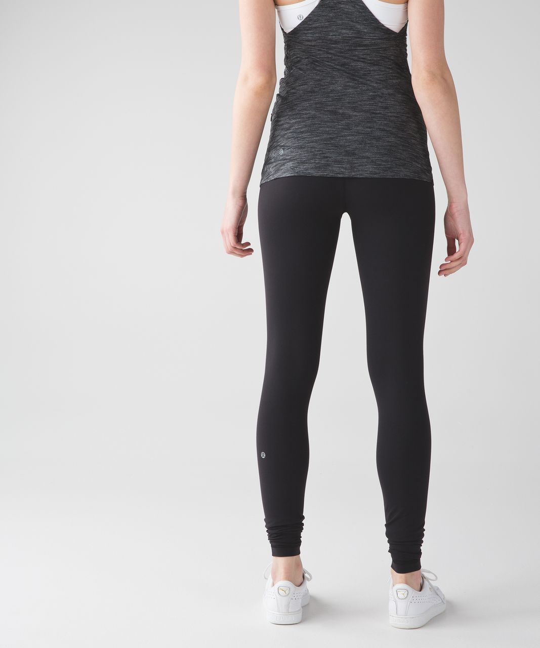 Lululemon Wunder Under Pant III - Black / Fireside Red / Rosewood