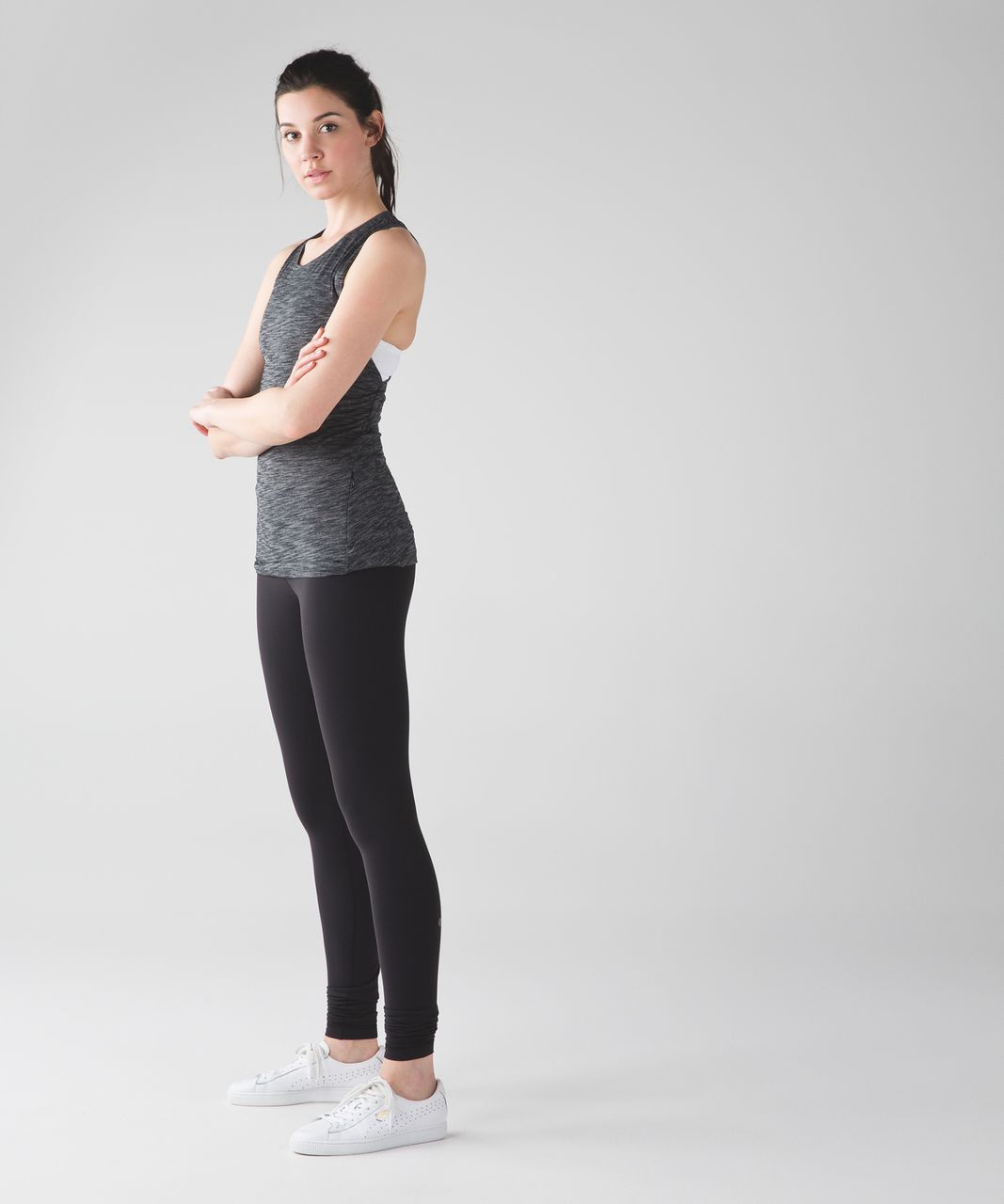 Lululemon Wunder Under Pant III - Black / Fireside Red / Rosewood