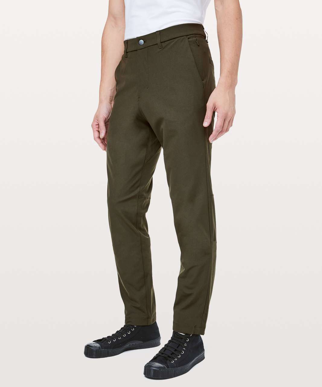 Lululemon Commission Pant Slim Warpstreme 37 - Dark Olive - lulu fanatics