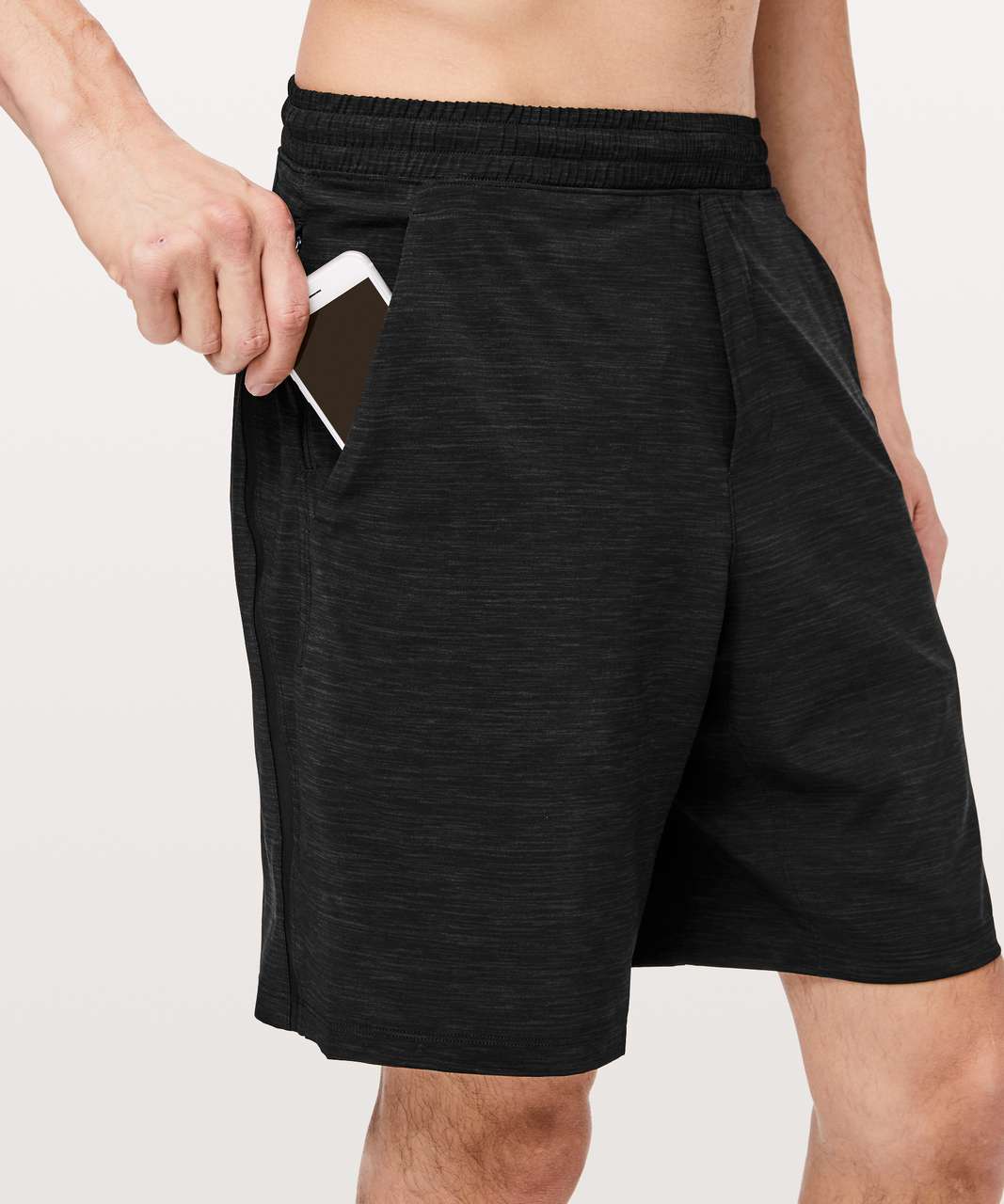 Pace Breaker Short 9 Linerless Heather Allover Deep Coal Black M, Men's  Fashion, Bottoms, Shorts on Carousell